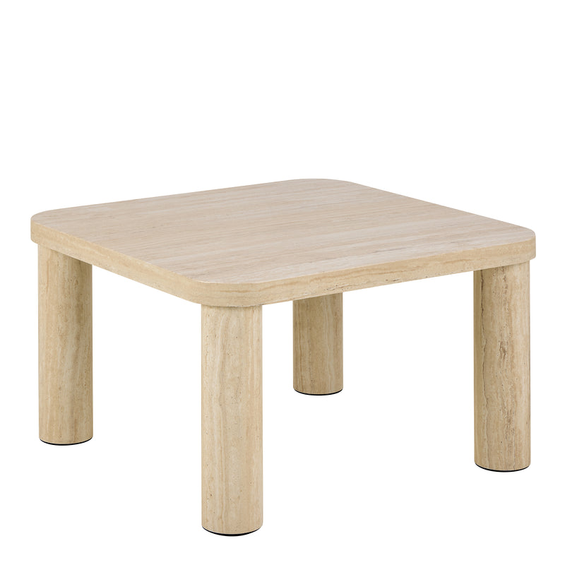 Solano Square Coffee Table in Light 60 x