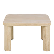 Solano Square Coffee Table in Light Travertine 60 x 60 cm