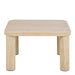 Solano Square Coffee Table in Light Travertine 60 x 60 cm