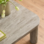 Solano Square Coffee Table in Grey 60 x 60 cm