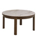 Southampton Round Coffee Table in Cream Ceramic 90x45cm