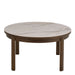 Southampton Round Coffee Table in Cream Ceramic 90x45cm