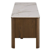 Southampton TV Unit 2 Doors 1 Shelf in Ceramic Cream