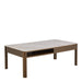Southampton Rectangular Coffee Table 1 Drawer 1 Shelf  in Cream Ceramic 