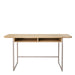 Darlington Console Table With 2 Open Shelves and Oak Top