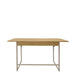 Darlington Console Table With 2 Open Shelves and Oak Top