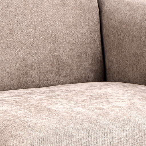 Westham 2-Seater Sofa in Fay Beige 05 Fabric, Base in Matt Oak
