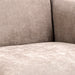 Westham 2-Seater Sofa in Fay Beige 05 Fabric, Base in Matt Oak