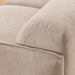 Westham 2-Seater Sofa in Fay Beige 05 Fabric, Base in Matt Oak