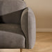 Westham 3-Seater Sofa in Fay Fabric Dusty Brown 21 Fabric, Base in Matt Oak