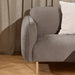Westham 2-Seater Sofa in Fay Fabric Dusty Brown 21 Fabric, Base in Matt Oak