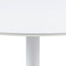 Ibiza Round Dining Table with White Top and White Base
