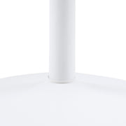 Ibiza Round Dining Table with White Top and White Base
