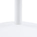 Ibiza Round Dining Table with White Top and White Base