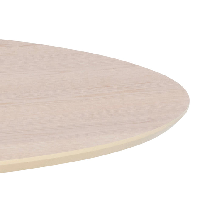 I_Duncan Round Dining Table in White Oak