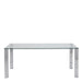 Kante Dining Table with Glass Top
