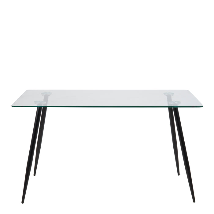 Wilma Dining Table with Glass Top