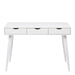Neptun 3 Drawer Office Desk in White