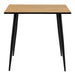 Wilma Small Dining Table in Oak & Black Legs