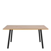 Cenny Dining Table in Oak & Black