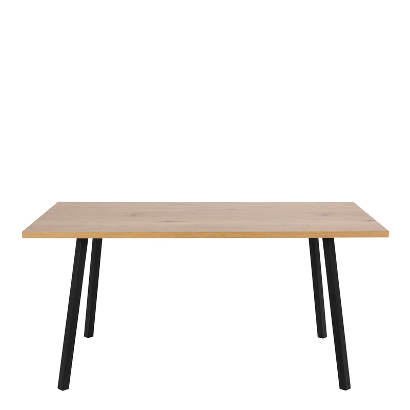Cenny Dining Table in Oak & Black