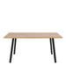 Cenny Dining Table in Oak & Black