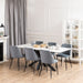 Heaven Dining Table with Ceramic White Top 200cm