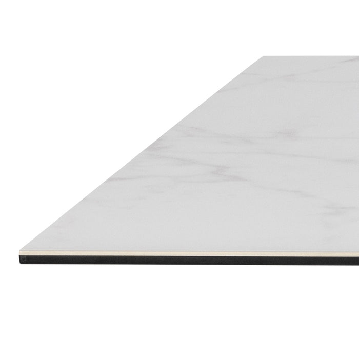 Heaven Dining Table with Ceramic White Top 200cm