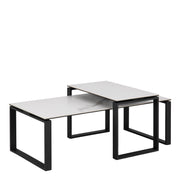 Katrine Coffee Table Set with Ceramic Akranes Top