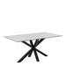 Heaven Dining Table in Ceramic White 160x75.5cm