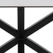 Heaven Dining Table in Ceramic White 160x75.5cm