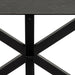Heaven Dining Table in Ceramic  Black Top 160x75.5cm