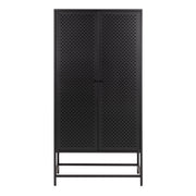 Newcastle 2 Door Cabinet in Matt Black