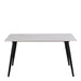 Wicklow Ceramic Dining Table in White