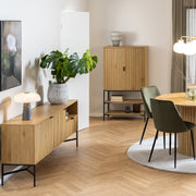 Jaipur Sideboard with  2 Doors and 1 Drawer in Wild Oak