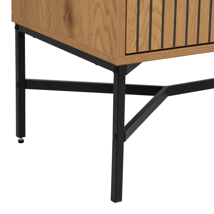Jaipur Sideboard with  2 Doors and 1 Drawer in Wild Oak