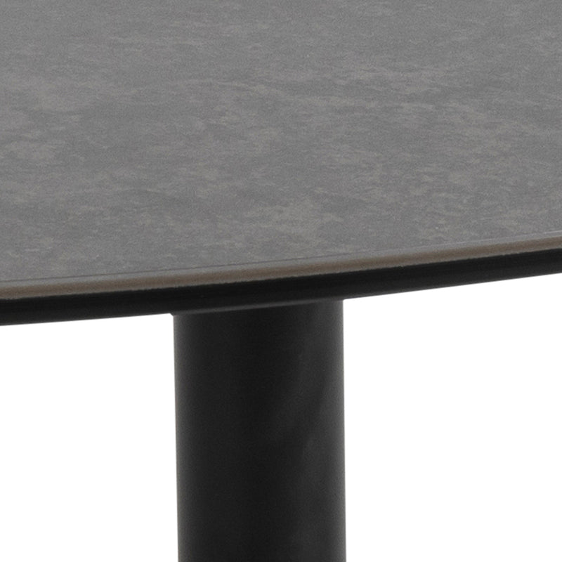 Barnsley Black Ceramic Coffee Table 100x95x41 cm