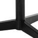 Barnsley Black Ceramic Coffee Table 100x95x41 cm
