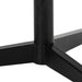 Barnsley Black Ceramic Coffee Table 84x77x34 cm