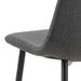 Malta Ceramic Round Dining Table in Black 90x75cm Included 4 Celia Dining Chair in Light Grey