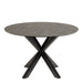 Heaven Round Dining Table with Ceramic Black Top