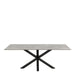 Heaven Dining Table with Ceramic Grey Top 200cm