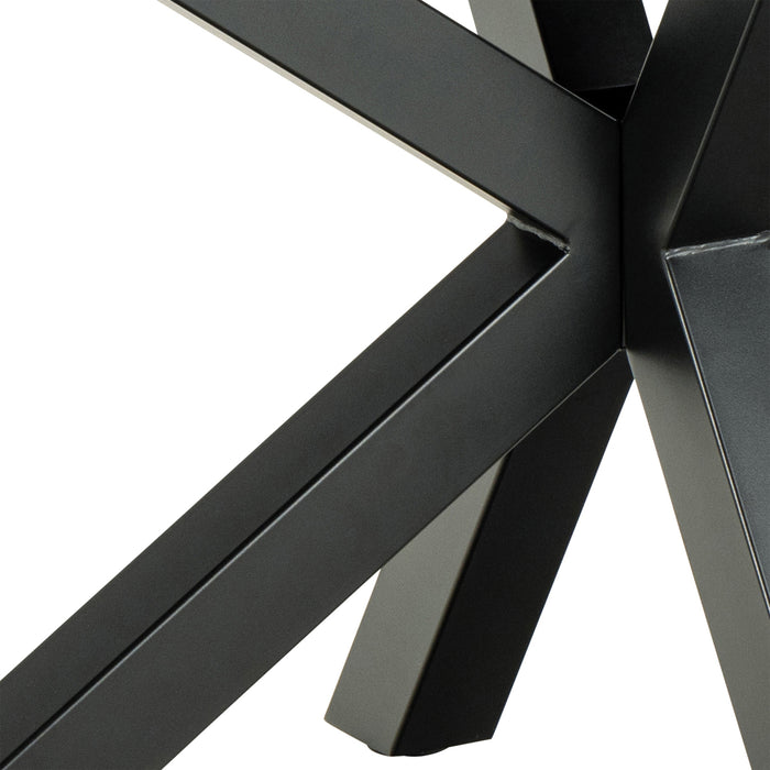 Heaven Dining Table with Ceramic Grey Top 200cm