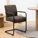 Yale Dining Table in Oak Included 4 Adele Dining Chair in Grey Fabric