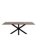 Heaven Dining Table with Ceramic Rusty Brown Top 200cm