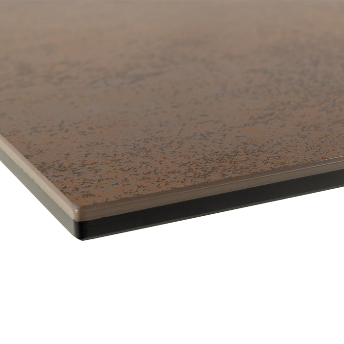 Heaven Dining Table with Ceramic Rusty Brown Top 200cm