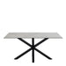 Heaven Dining Table in Ceramic Grey 160x75.5cm