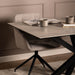 Heaven Dining Table in Ceramic Grey 160x75.5cm