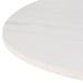 Malta Ceramic Round Coffee Table in White 60x45cm