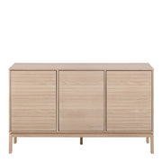 Linley 3 Door Sideboard in White Oak